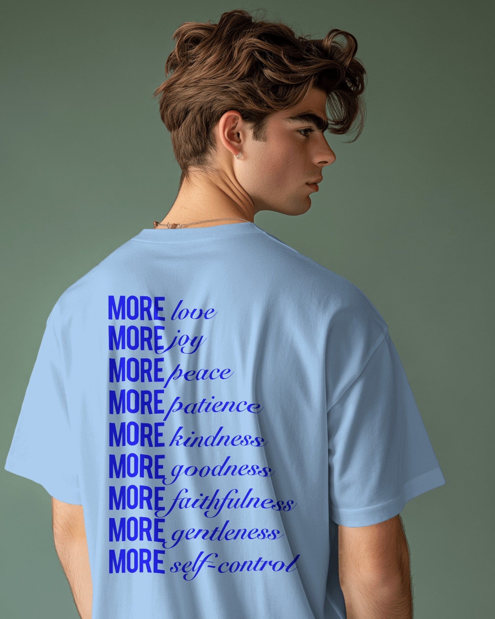 MORE LOVE MORE JOY OVERSIZED T - SHIRT - COMMONGROUND