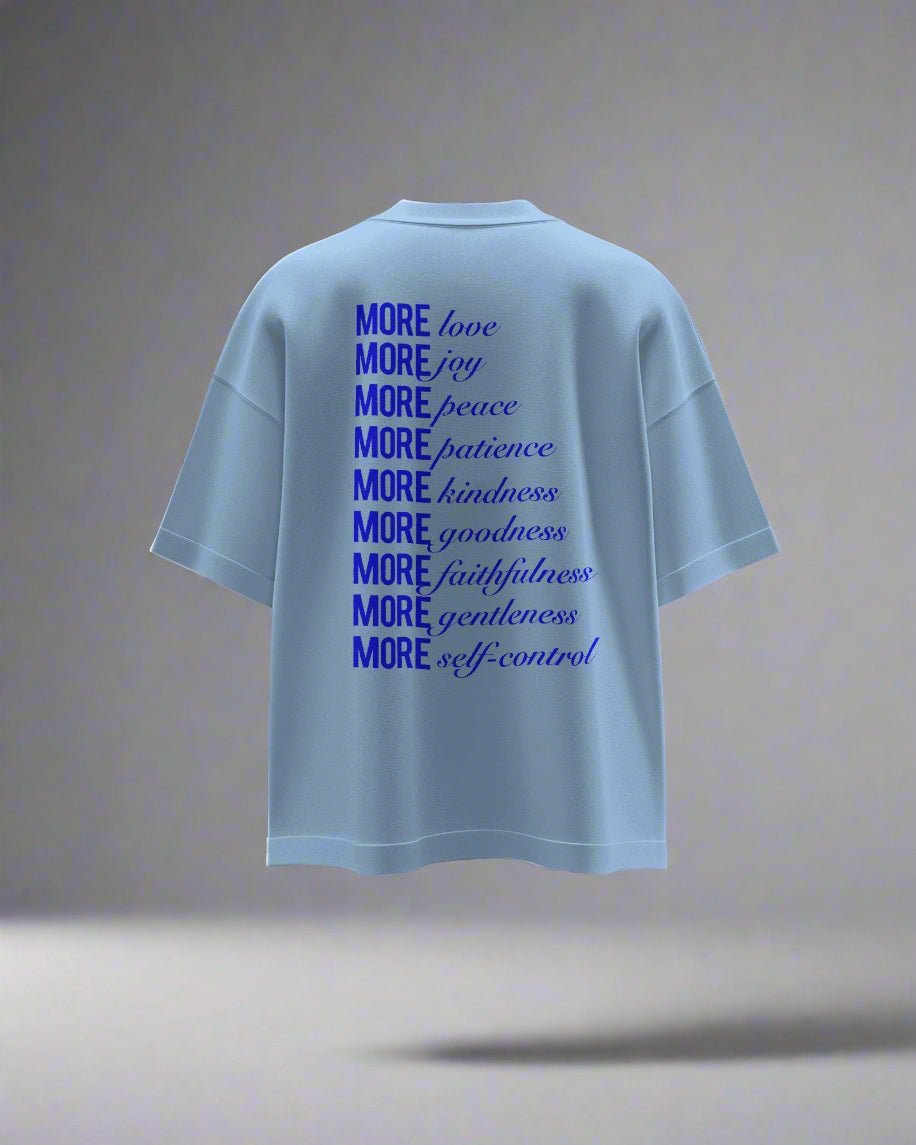 MORE LOVE MORE JOY OVERSIZED T - SHIRT - COMMONGROUND