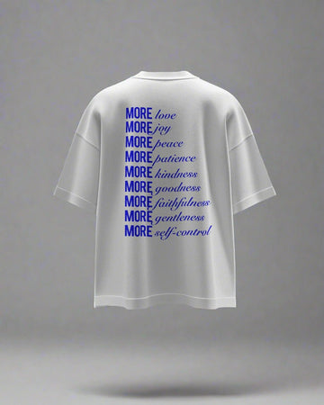 MORE LOVE MORE JOY OVERSIZED T - SHIRT - COMMONGROUND