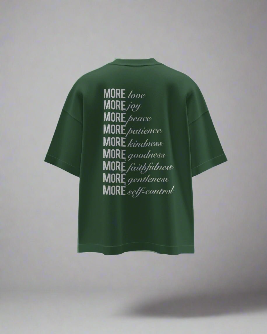 MORE LOVE MORE JOY OVERSIZED T - SHIRT - COMMONGROUND