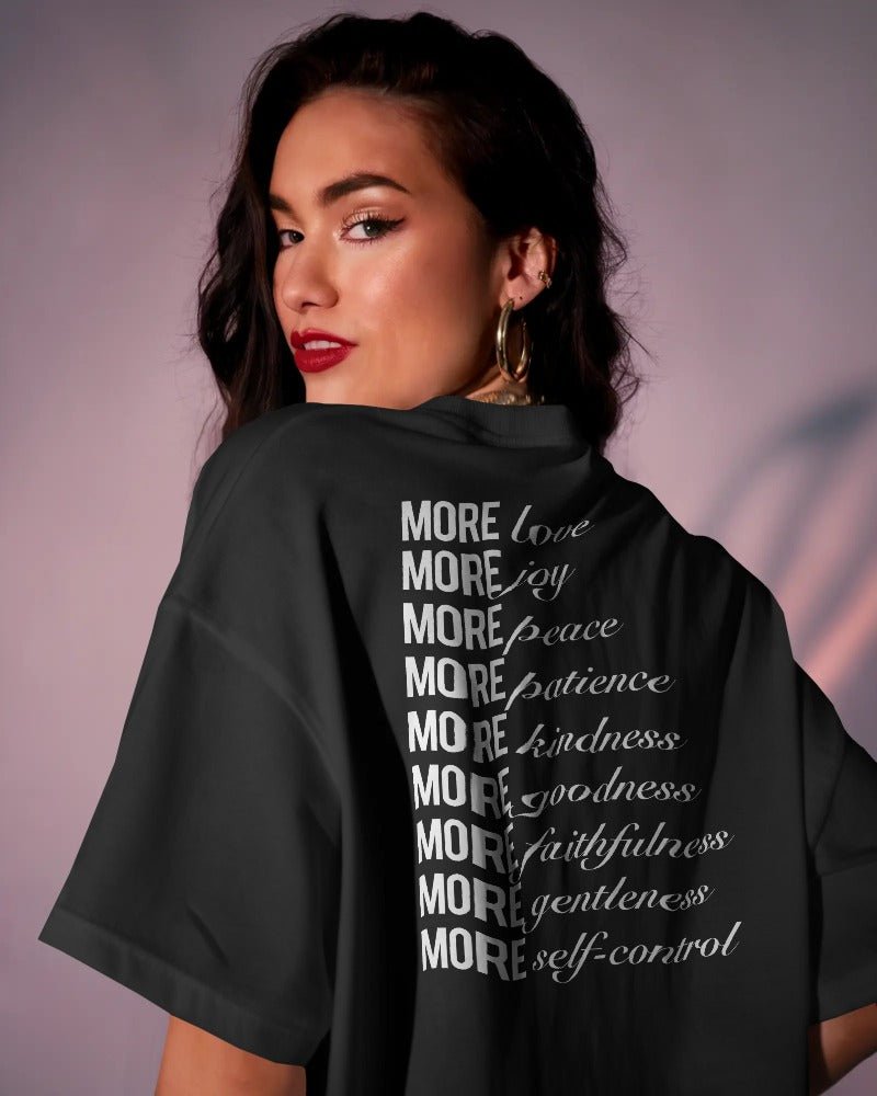 MORE LOVE MORE JOY OVERSIZED T - SHIRT - COMMONGROUND