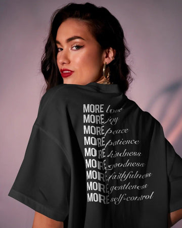 MORE LOVE MORE JOY OVERSIZED T - SHIRT - COMMONGROUND
