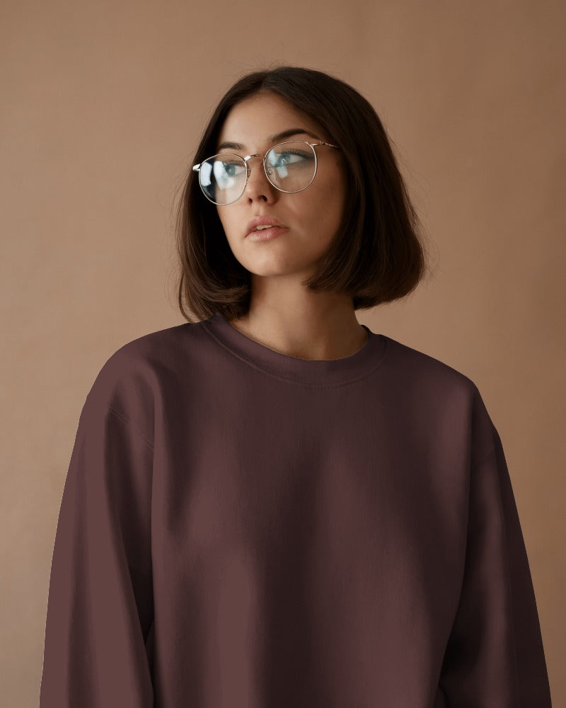 UNISEX MAROON SWEATSHIRT