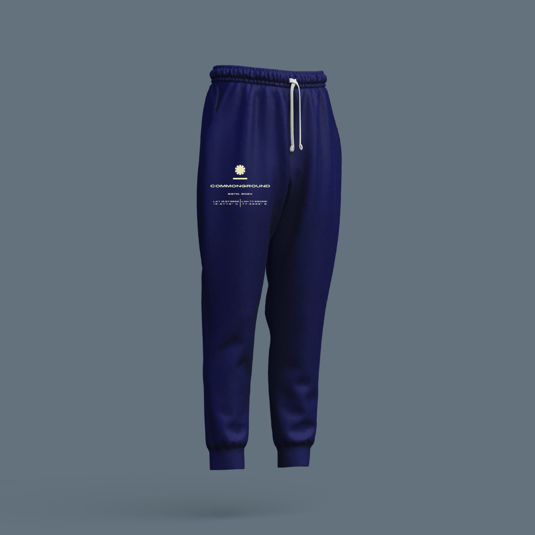 NAVY BLUE JOGGERS - COMMONGROUND
