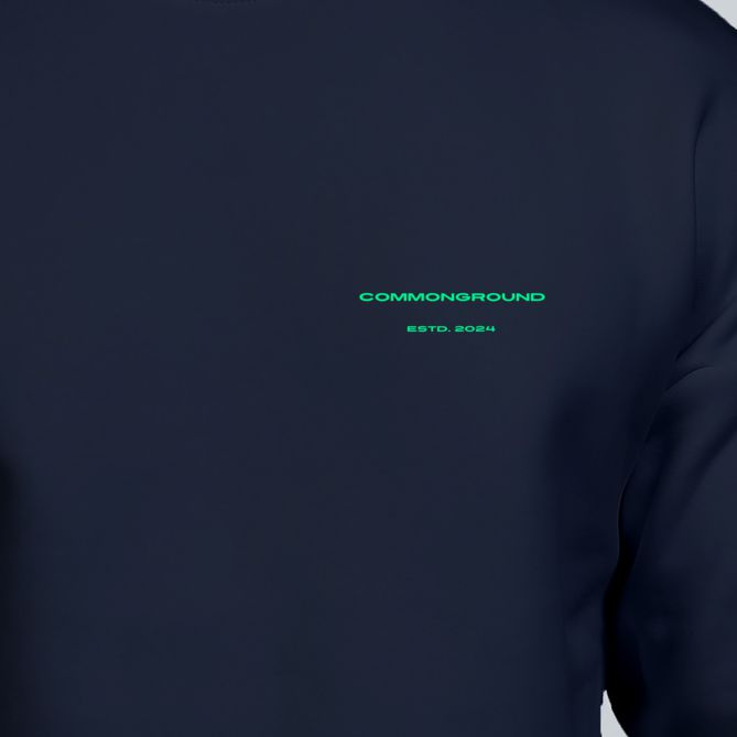 NAVY OVERSIZED SWEATSHIRT - COMMONGROUND
