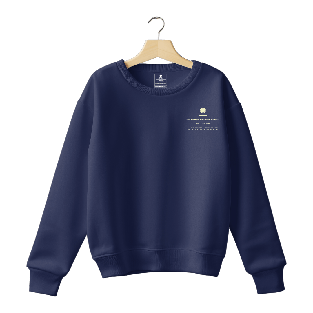 NAVY REGULAR SWEATSHIRT - COMMONGROUND