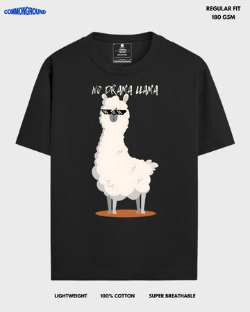 NO DRAMA LLAMA REGULAR T - SHIRT - COMMONGROUND