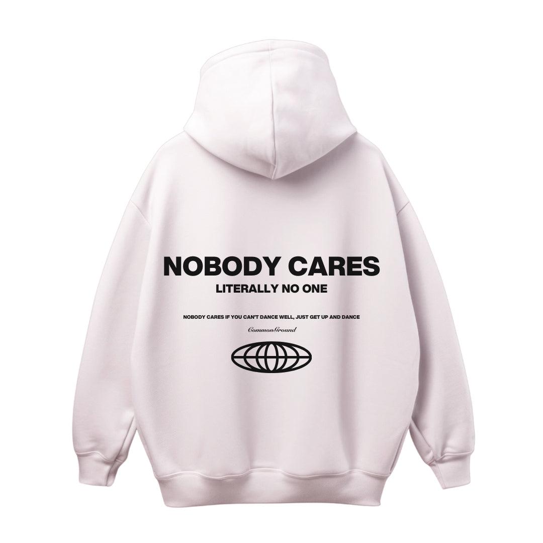 NOBODY CARES OVERSIZED HOODIE - COMMONGROUND