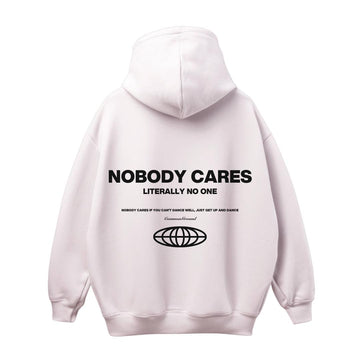 NOBODY CARES OVERSIZED HOODIE - COMMONGROUND