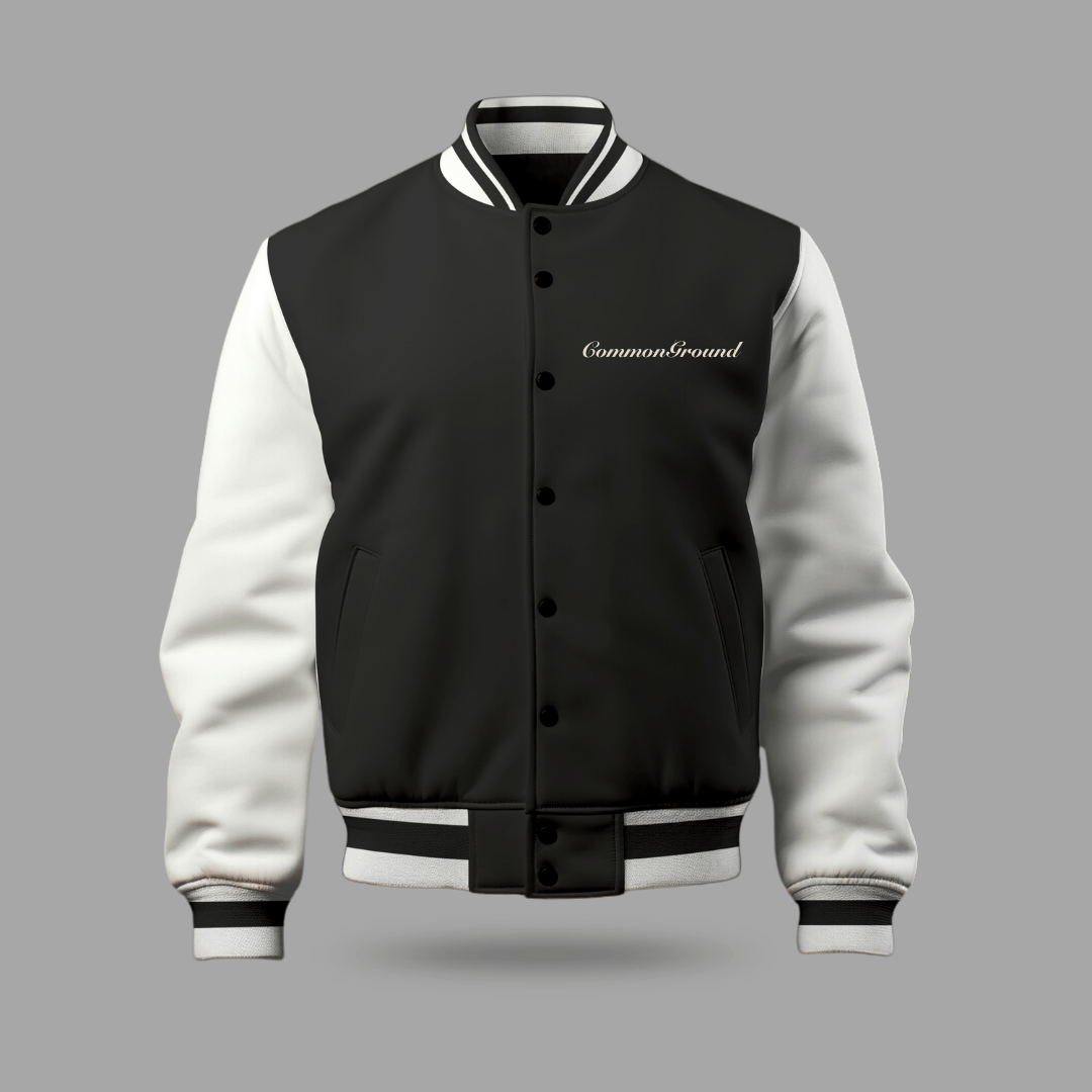 OFFWHITE LOGO UNISEX VARSITY JACKET - COMMONGROUND
