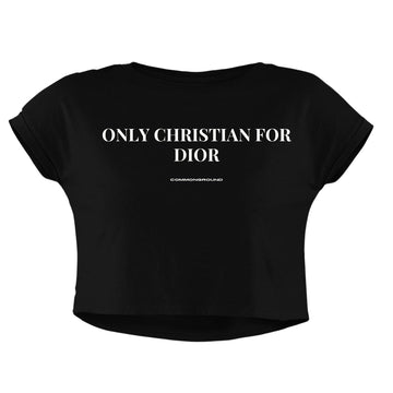 ONLY CHRISTIAN FOR DIOR CROP TOP - COMMONGROUND
