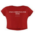 ONLY CHRISTIAN FOR DIOR CROP TOP - COMMONGROUND