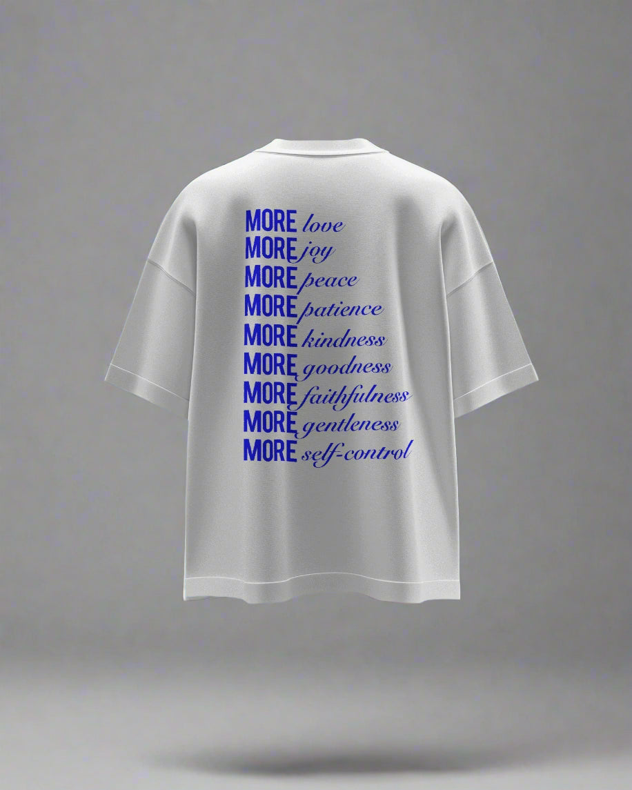 MORE LOVE MORE JOY OVERSIZED T-SHIRT