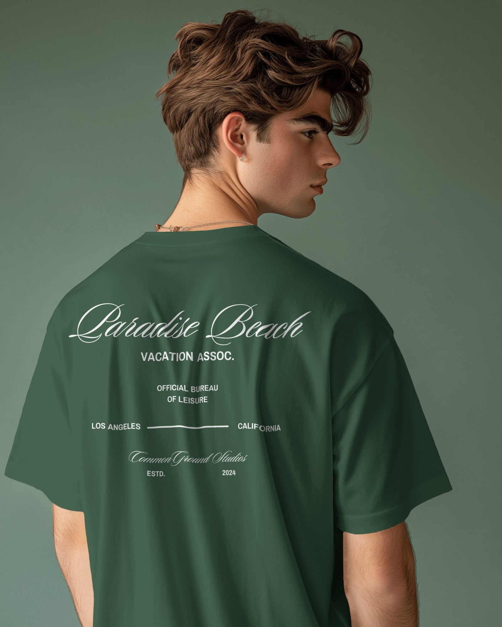 PARADISE BEACH OVERSIZED T - SHIRT - COMMONGROUND