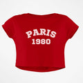 PARIS 1980 CROP TOP - COMMONGROUND