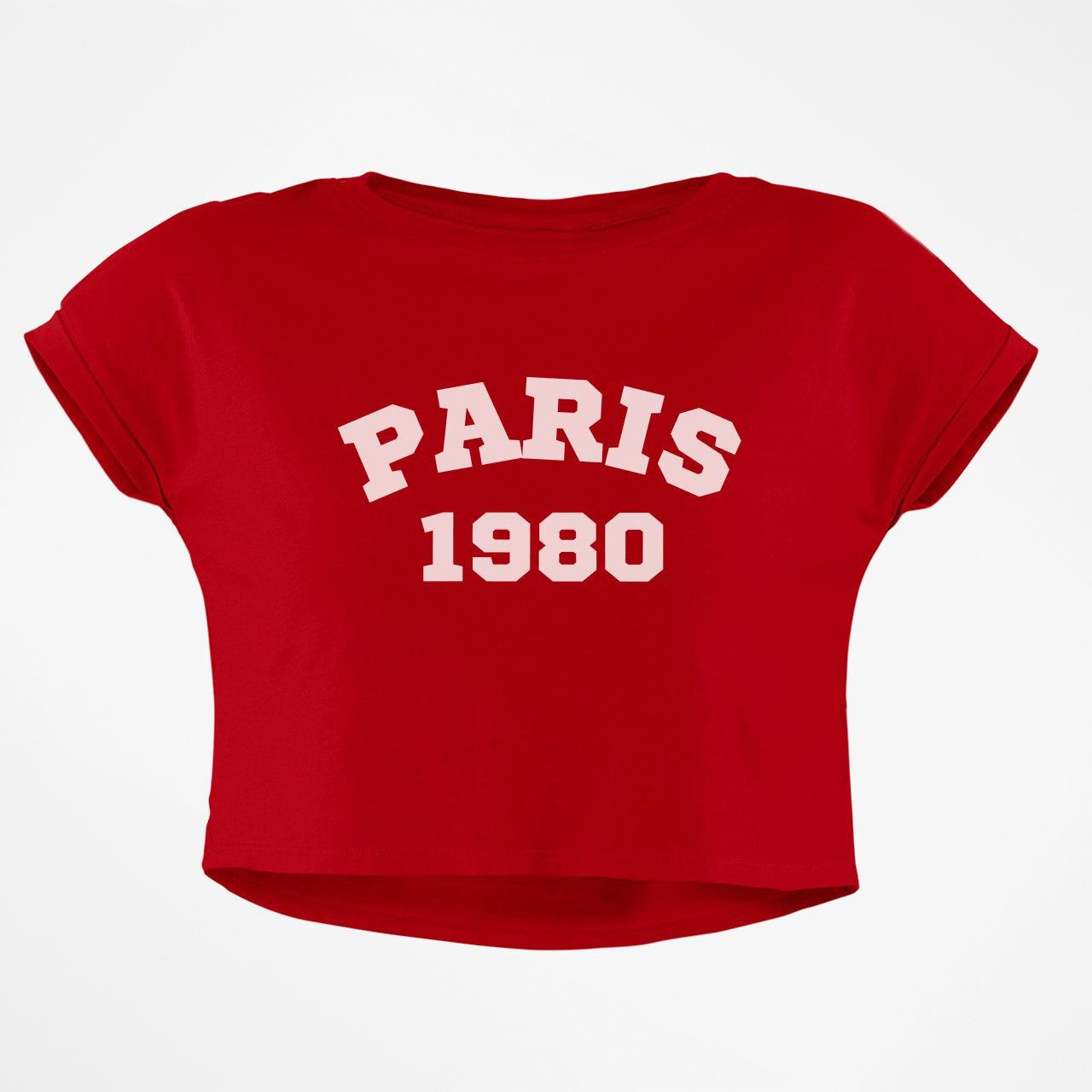 PARIS 1980 CROP TOP - COMMONGROUND