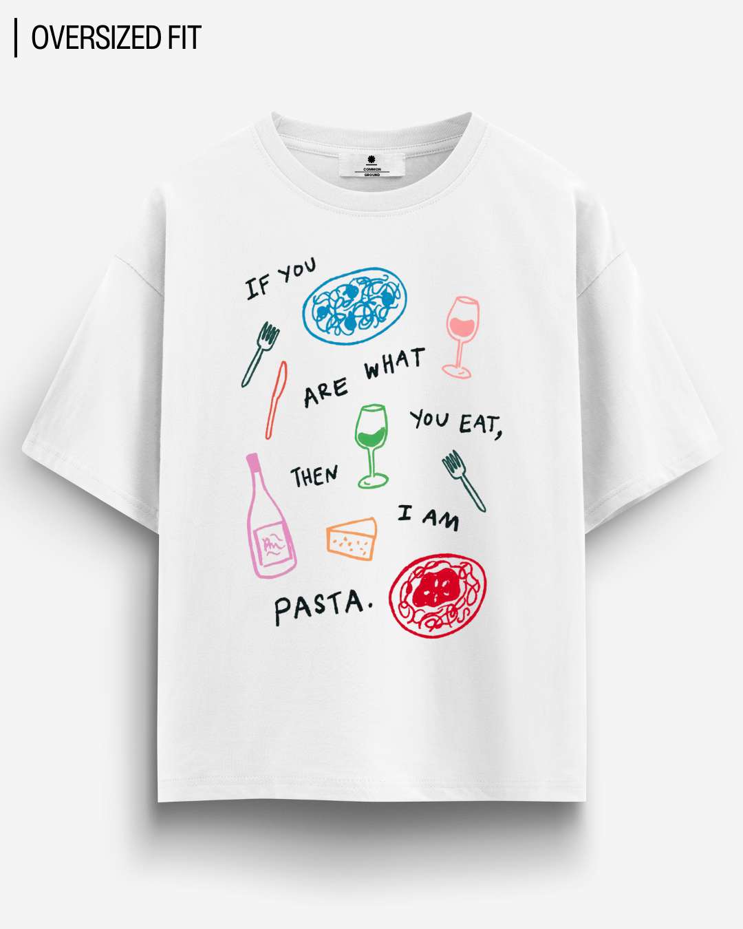 PASTA OVERSIZED T - SHIRT - COMMONGROUND
