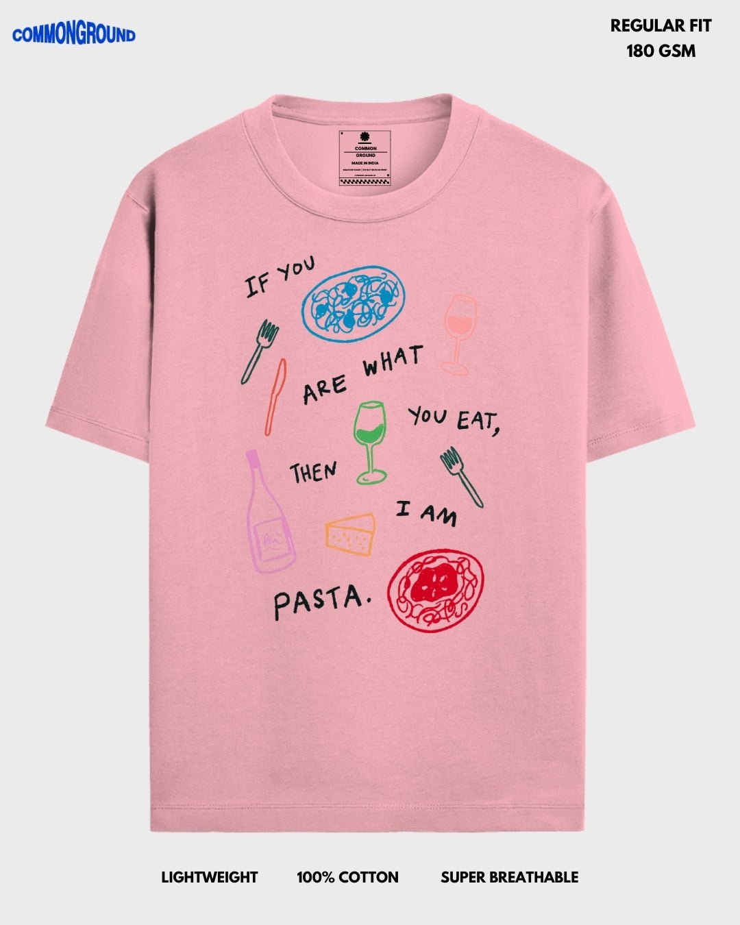 PASTA REGULAR T - SHIRT - COMMONGROUND