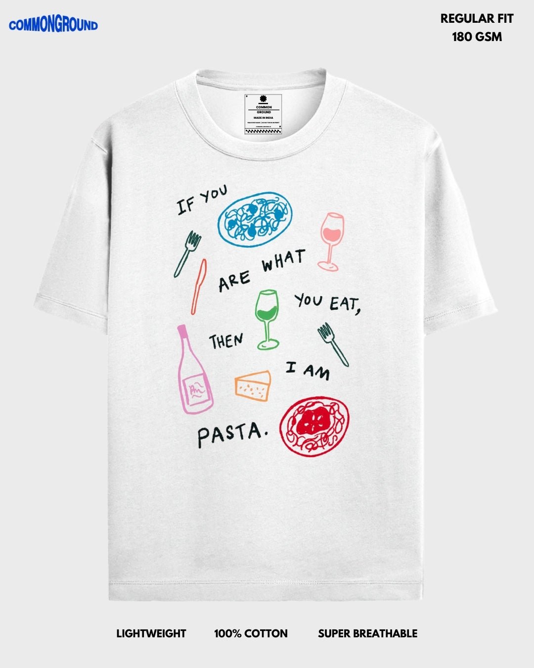 PASTA REGULAR T - SHIRT - COMMONGROUND