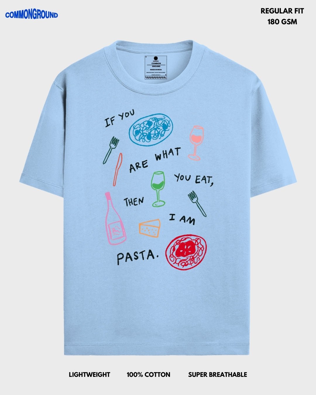 PASTA REGULAR T - SHIRT - COMMONGROUND