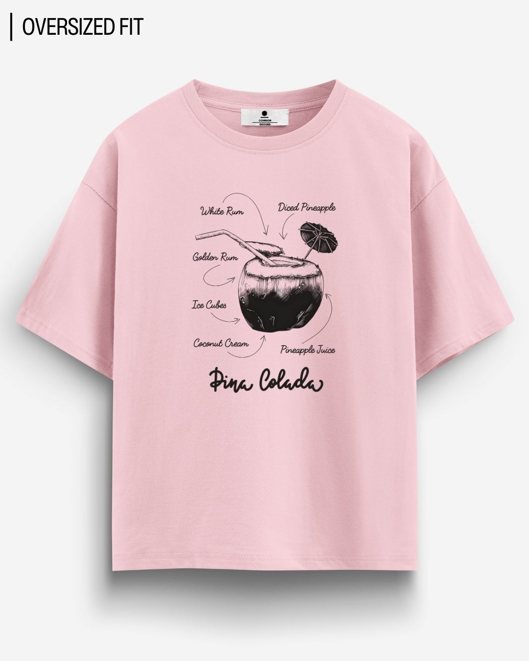 PINA COLADA OVERSIZED T - SHIRT - COMMONGROUND