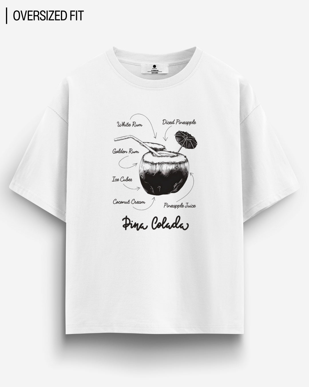 PINA COLADA OVERSIZED T - SHIRT - COMMONGROUND