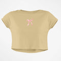 PINK BOW CROP TOP - COMMONGROUND