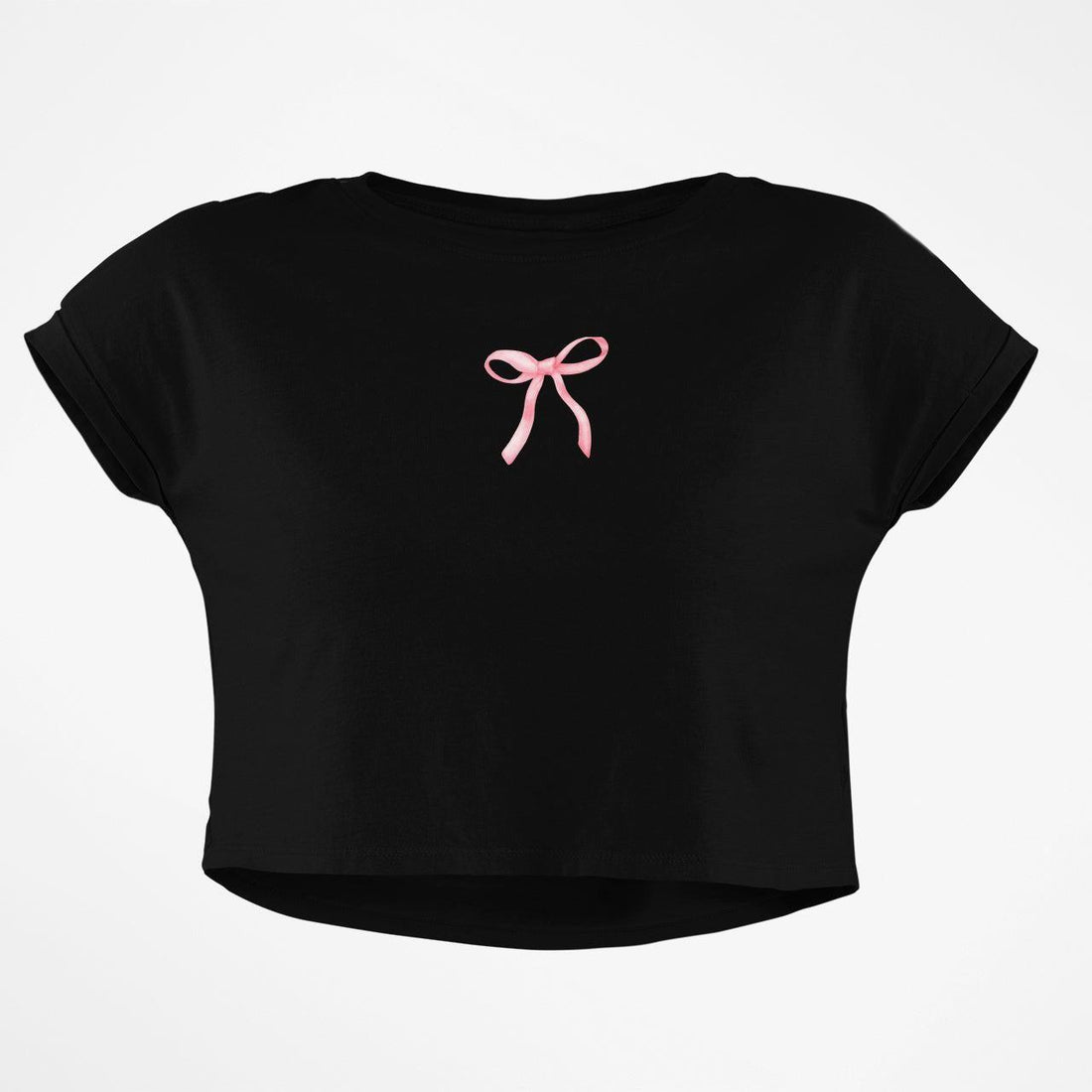 PINK BOW CROP TOP - COMMONGROUND