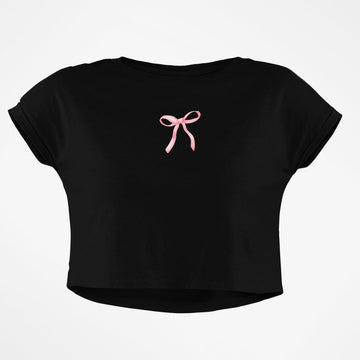 PINK BOW CROP TOP - COMMONGROUND