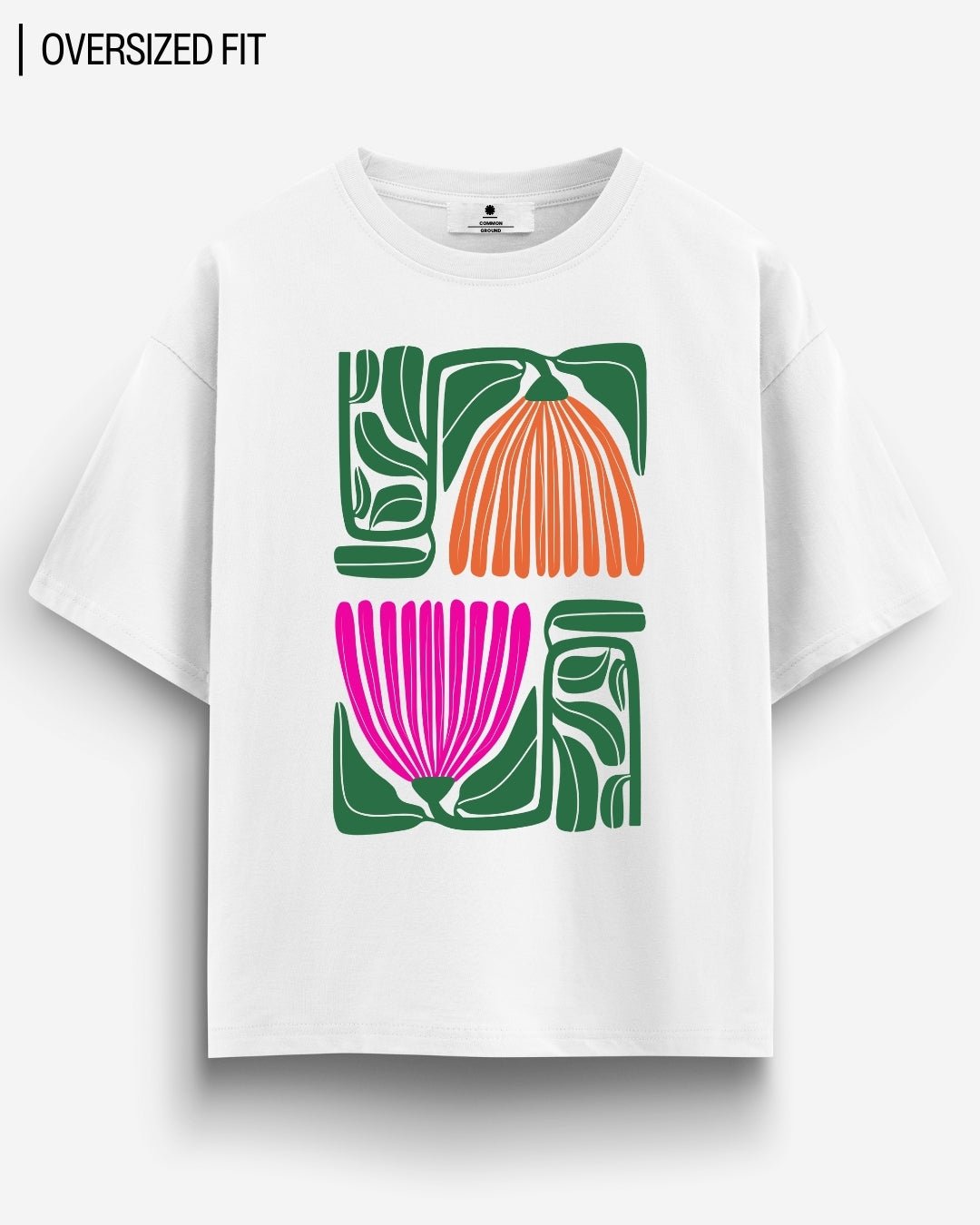 PINKORNGE OVERSIZED T - SHIRT - COMMONGROUND