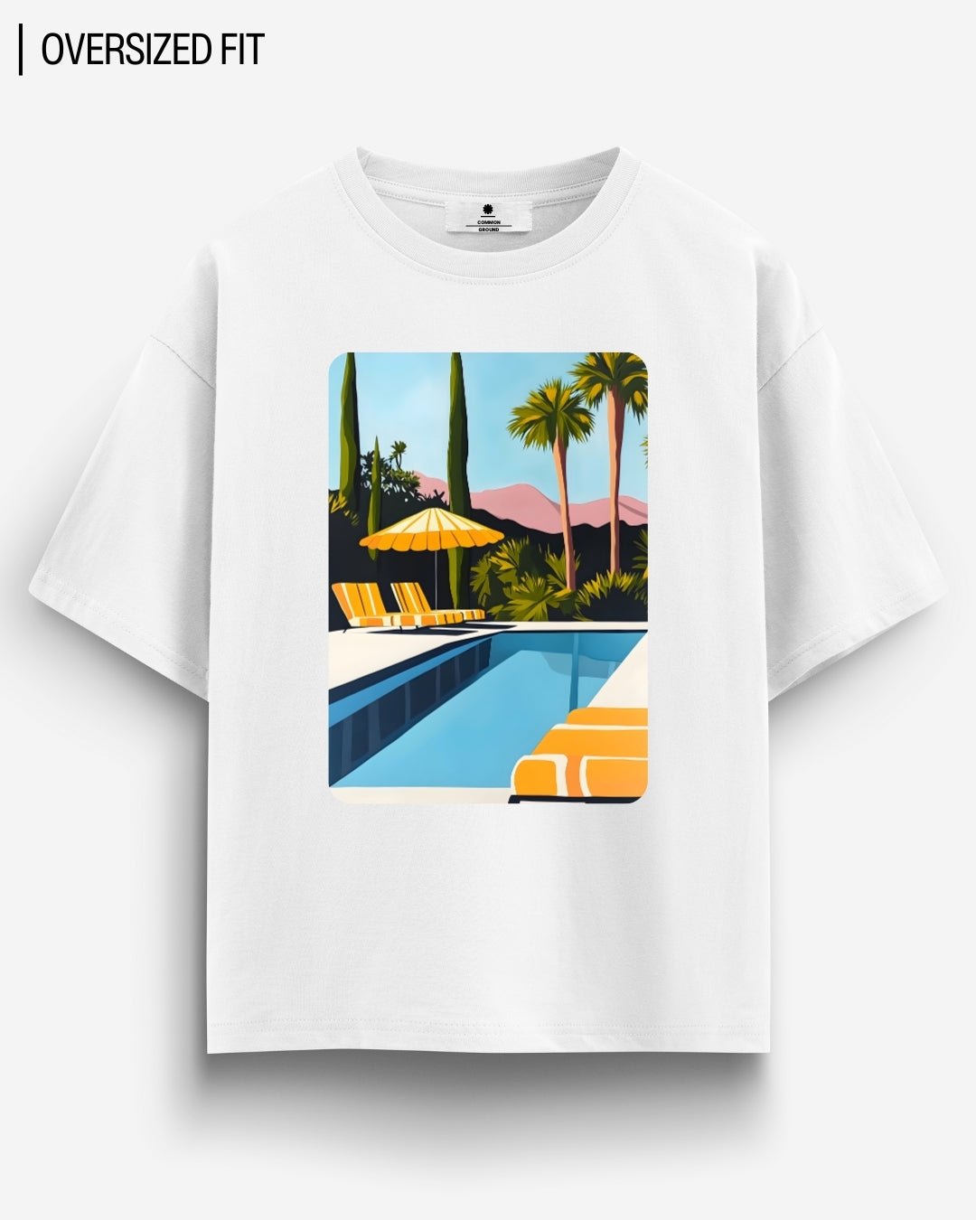 POOLDAY OVERSIZED T - SHIRT - COMMONGROUND