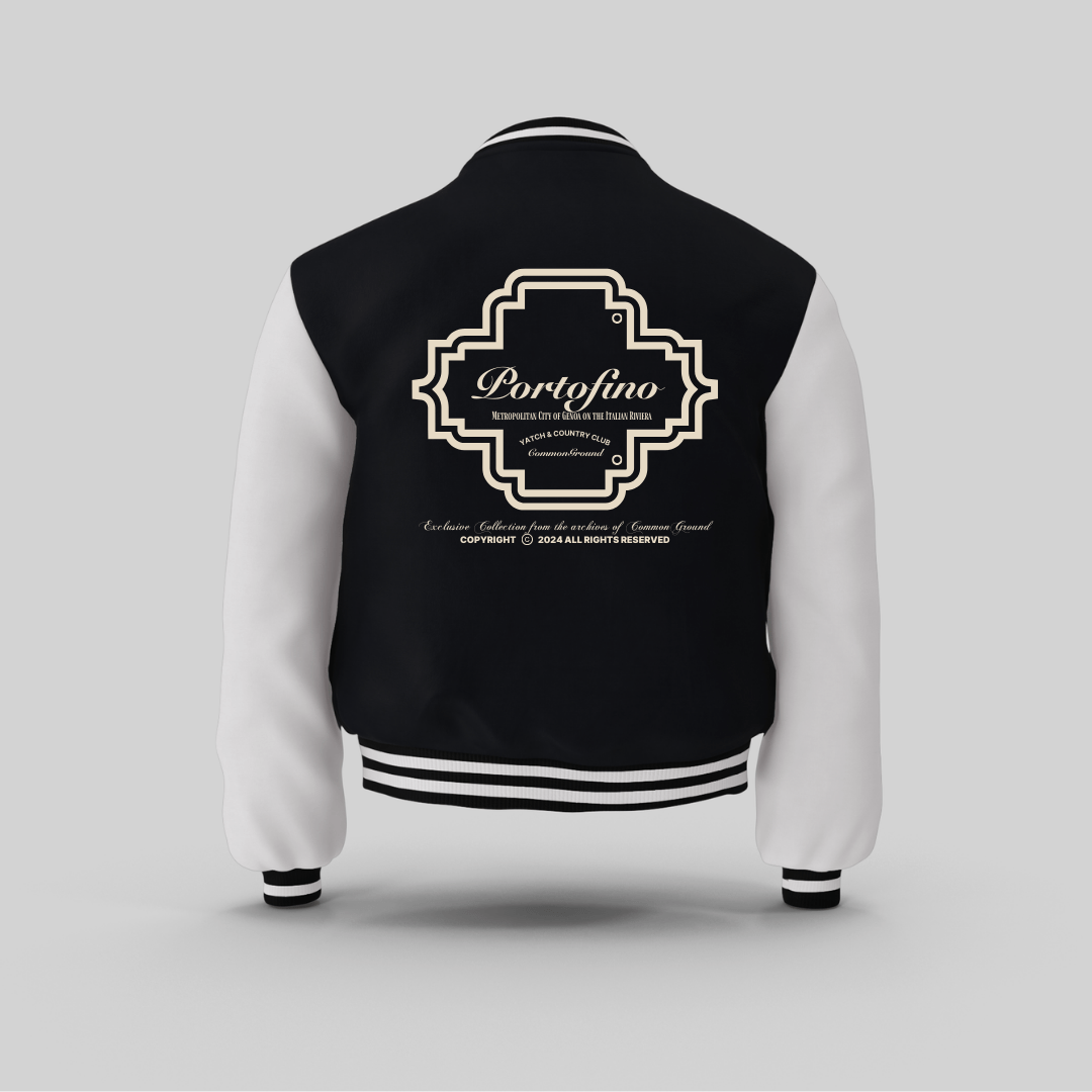 PORTOFINO UNISEX VARSITY JACKET - COMMONGROUND
