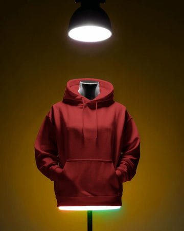 UNISEX RED HOODIE