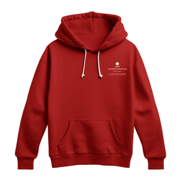 RED REGULAR HOODIE - COMMONGROUND