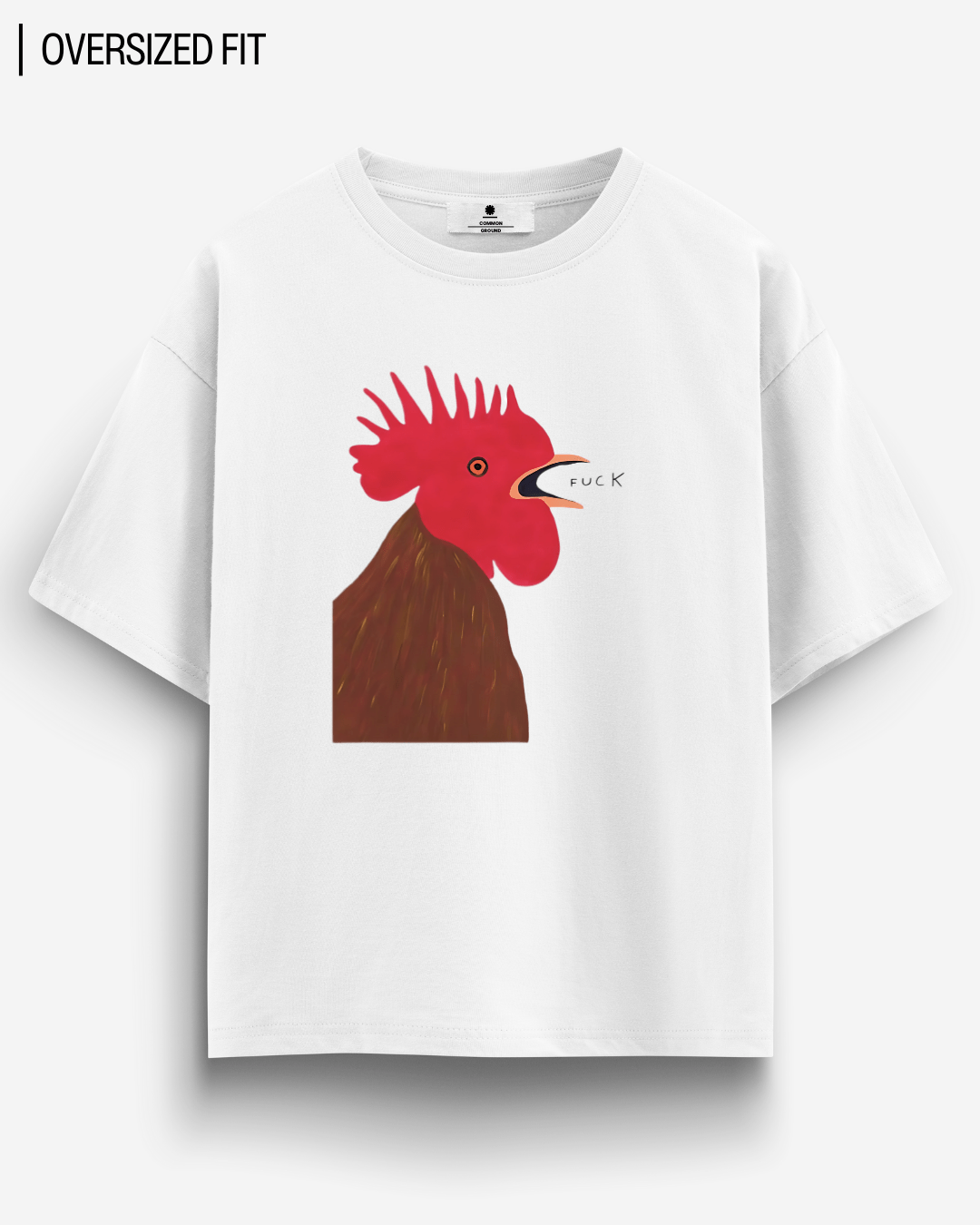 ROOSTER OVERSIZED T - SHIRT - COMMONGROUND