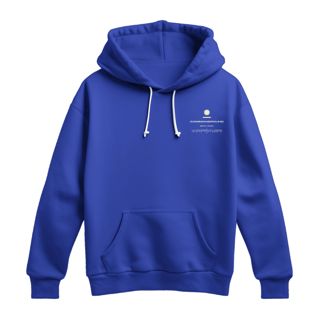 ROYAL BLUE REGULAR HOODIE - COMMONGROUND