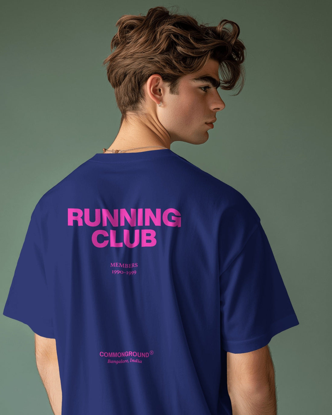 RUNNING CLUB OVERSIZED T - SHIRT - COMMONGROUND