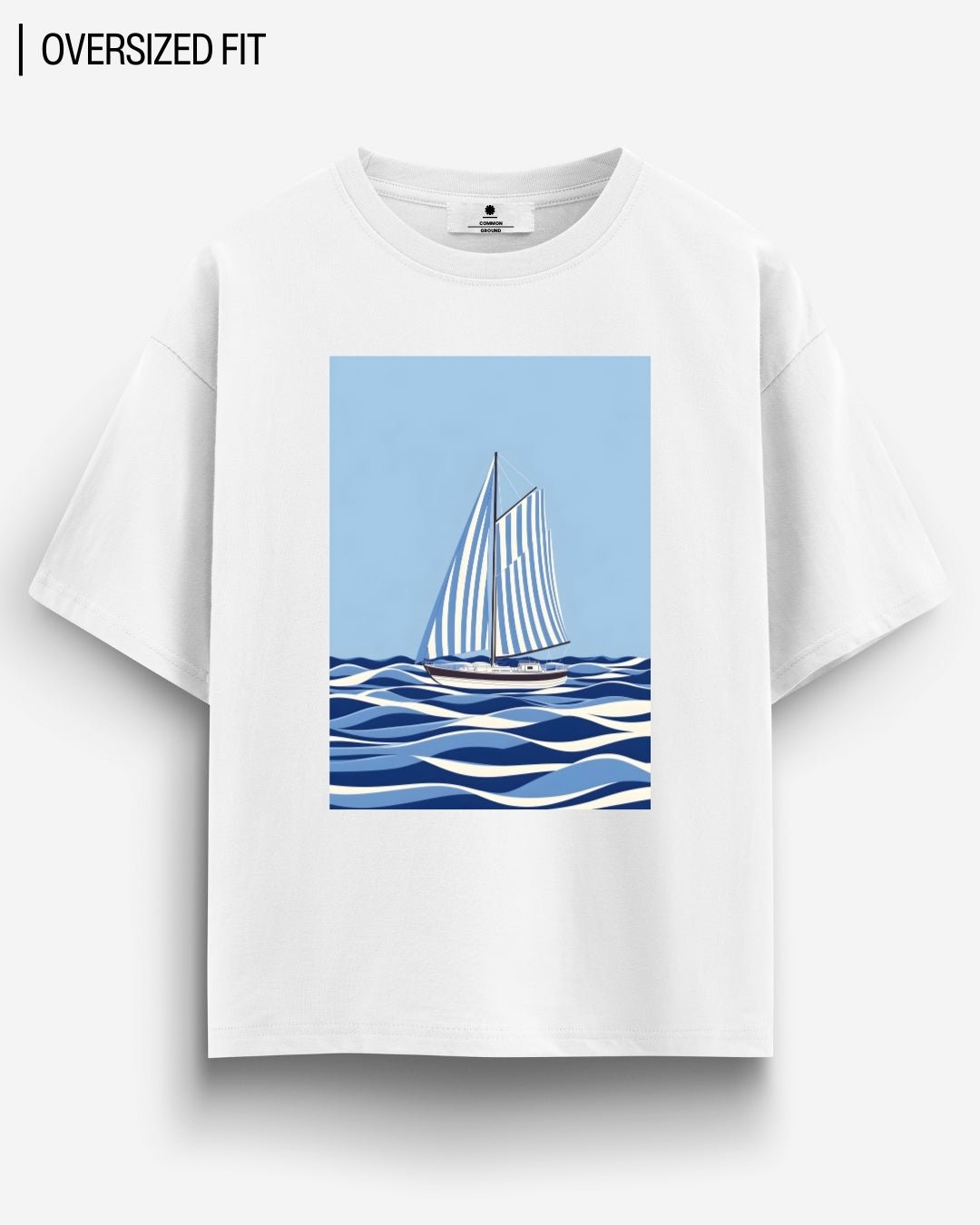 SAILING OVERSIZED T - SHIRT - COMMONGROUND