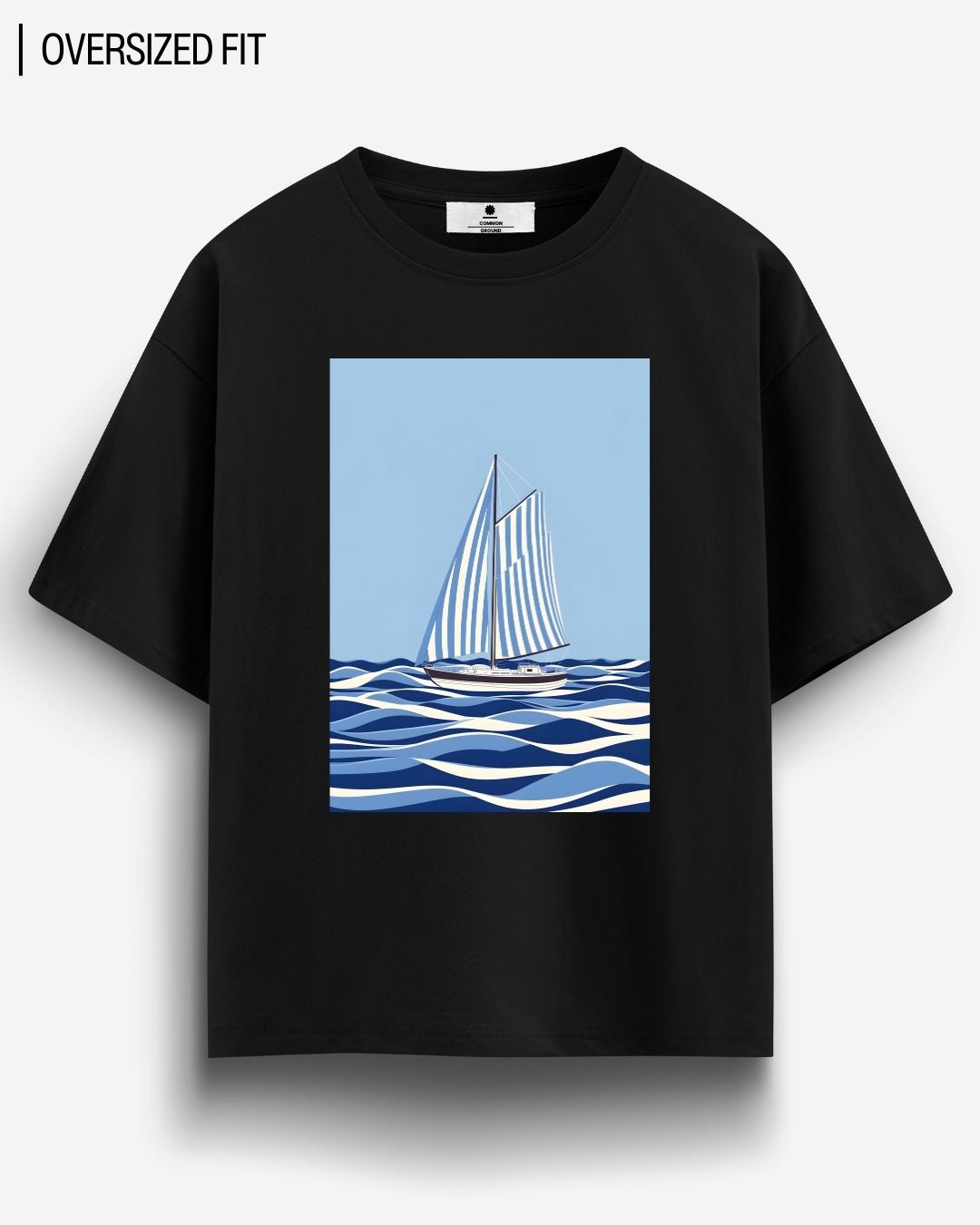 SAILING OVERSIZED T - SHIRT - COMMONGROUND