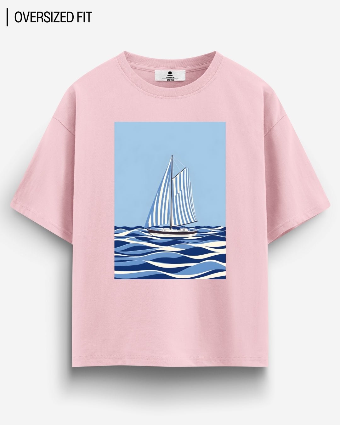 SAILING OVERSIZED T - SHIRT - COMMONGROUND
