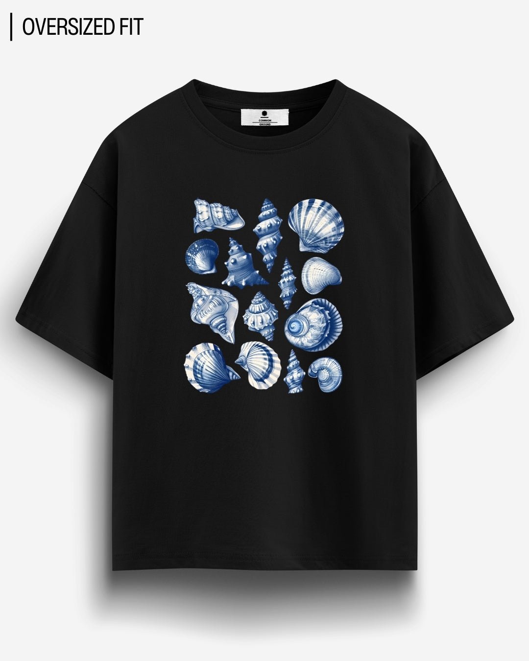 SEA SHELLS OVERSIZED T - SHIRT - COMMONGROUND