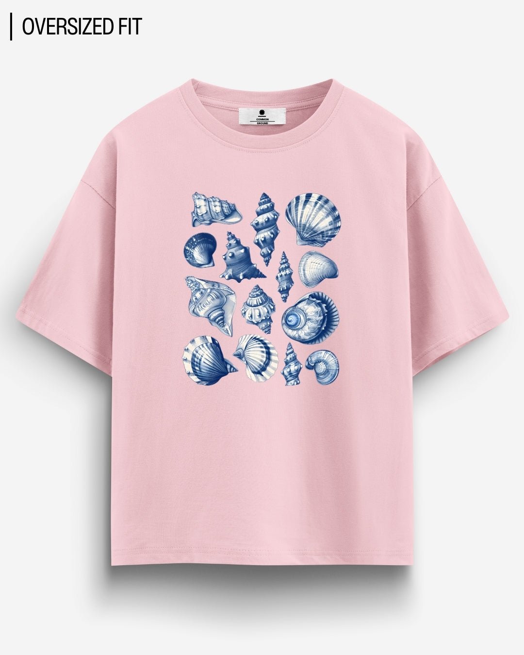 SEA SHELLS OVERSIZED T - SHIRT - COMMONGROUND