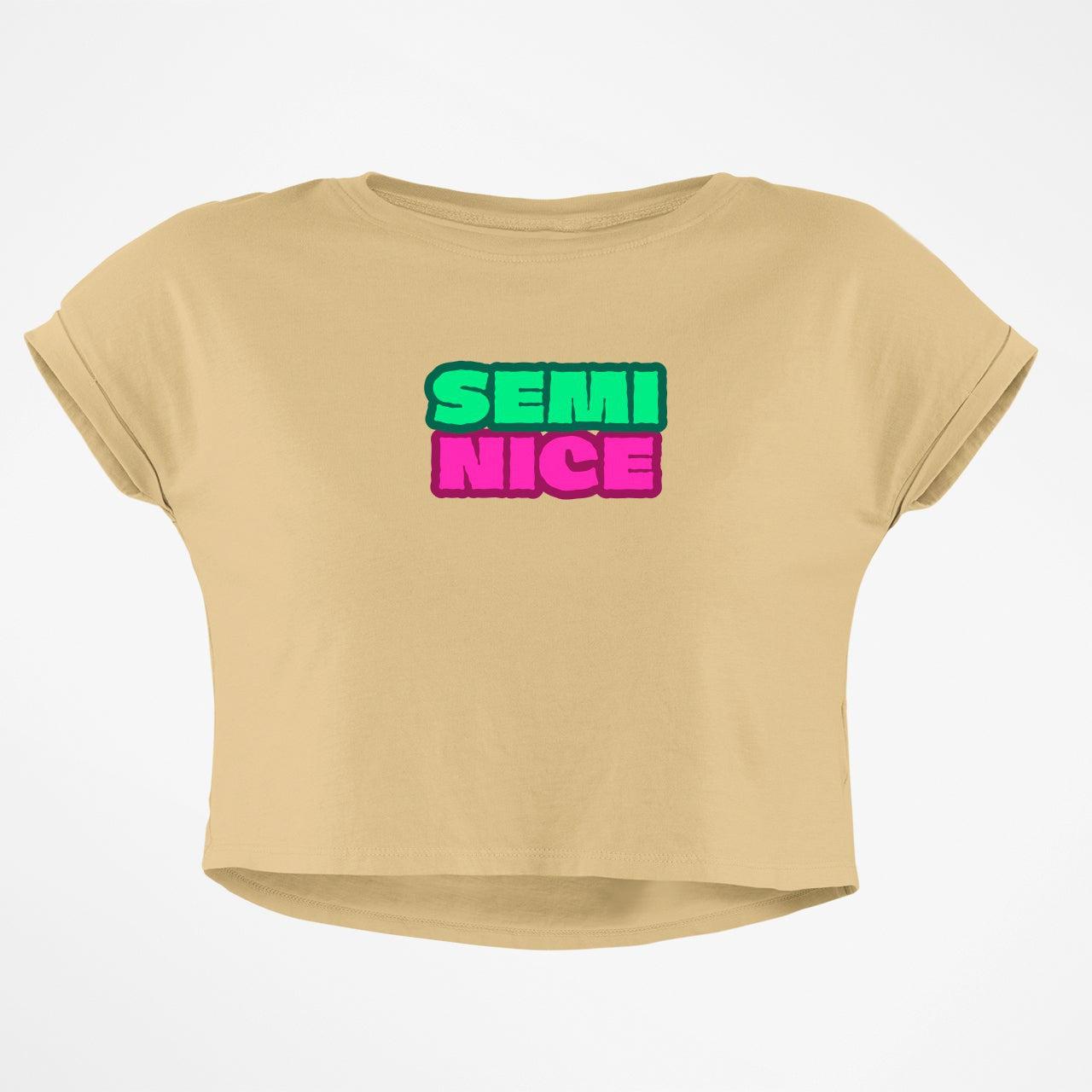 SEMI NICE CROP TOP - COMMONGROUND