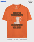 SLOW SUNDAY COFFEE CLUB REGULAR T - SHIRT - COMMONGROUND