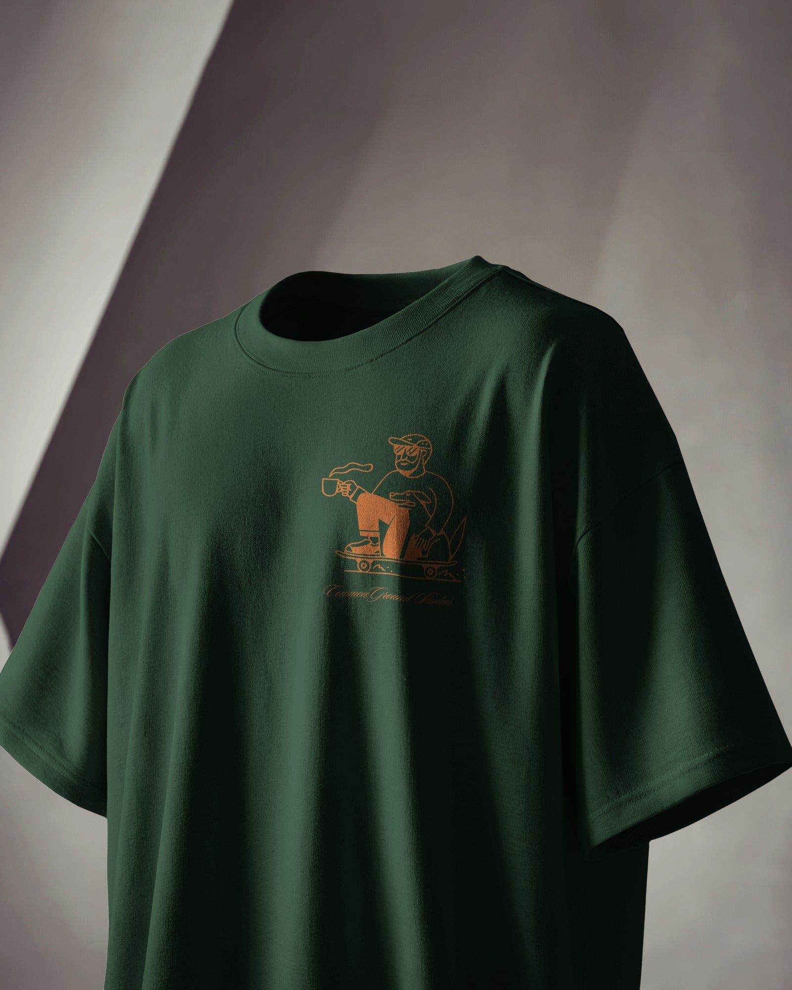 SLOW SUNDAYS COFFEE CLUB OVERSIZED T - SHIRT - COMMONGROUND