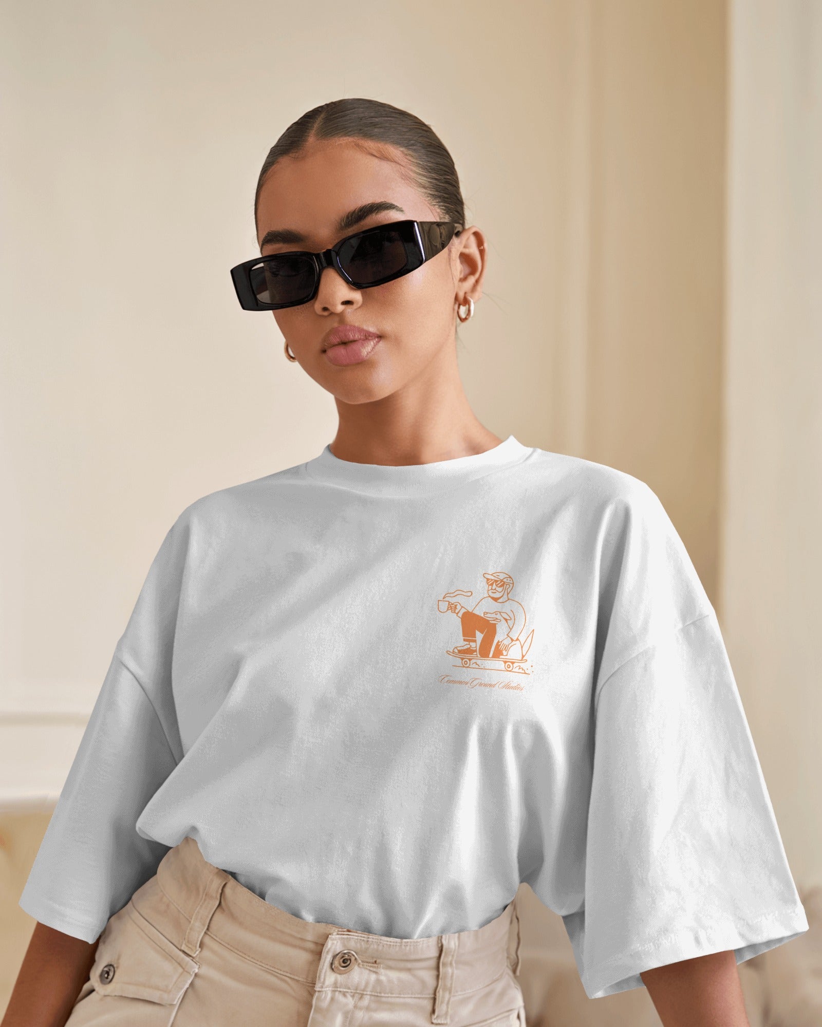 SLOW SUNDAYS COFFEE CLUB OVERSIZED T - SHIRT - COMMONGROUND