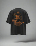 SLOW SUNDAYS COFFEE CLUB OVERSIZED T - SHIRT - COMMONGROUND