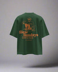 SLOW SUNDAYS COFFEE CLUB OVERSIZED T - SHIRT - COMMONGROUND