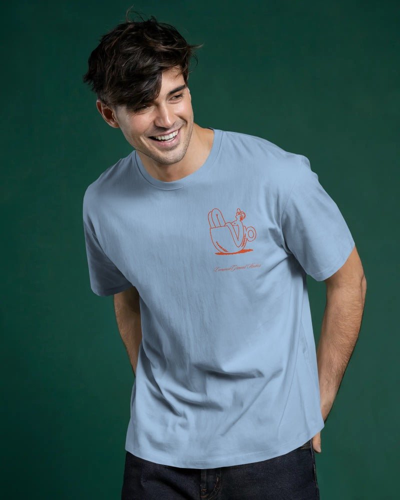 SLOW SUNDAYS COFFEE CLUB OVERSIZED T - SHIRT - COMMONGROUND