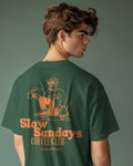 SLOW SUNDAYS COFFEE CLUB OVERSIZED T - SHIRT - COMMONGROUND